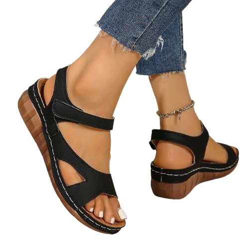 YEMNV Sportliche Damen Sandalen, Schnelltrocknende Wandermode für Abenteuer, Festival und Wanderurlaub, Wassersandalen mit Halt, Funktional und Bequem von YEMNV