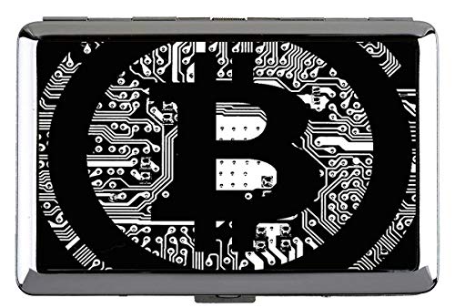 Niedlicher Edelstahl-Identifikations-oder Zigaretten-Kasten (König Size), Dollar-Bitcoin-Absatz-beruflicher Visitenkarte-Halter-Kasten von YENDOSTEEN