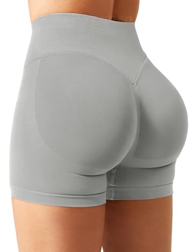 YEOREO SoftHue Damen Sport Shorts Invisible Scrunch Butt Lifting Gym Workout Shorts von YEOREO