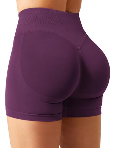 YEOREO SoftHue Damen Sport Shorts Invisible Scrunch Butt Lifting Gym Workout Shorts von YEOREO