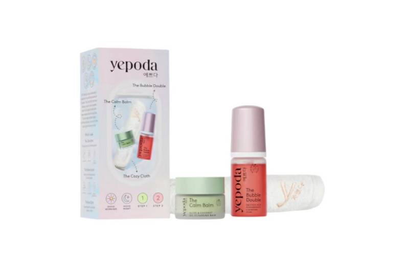 YEPODA Gesichtspflege-Set The Mini Cleansing Duo – Double Cleansing Set 15g + 35mL 3-teilig, 3-tlg. von YEPODA
