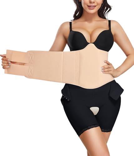 YERKOAD 360 Lipo Foam Ab Board Post OP Fettabsaugung Bauch Kompression Boards Bauch Wrap Lipo Erholung Taille Cincher (Beige, Einheitsgröße), Beige, Einheitsgröße von YERKOAD