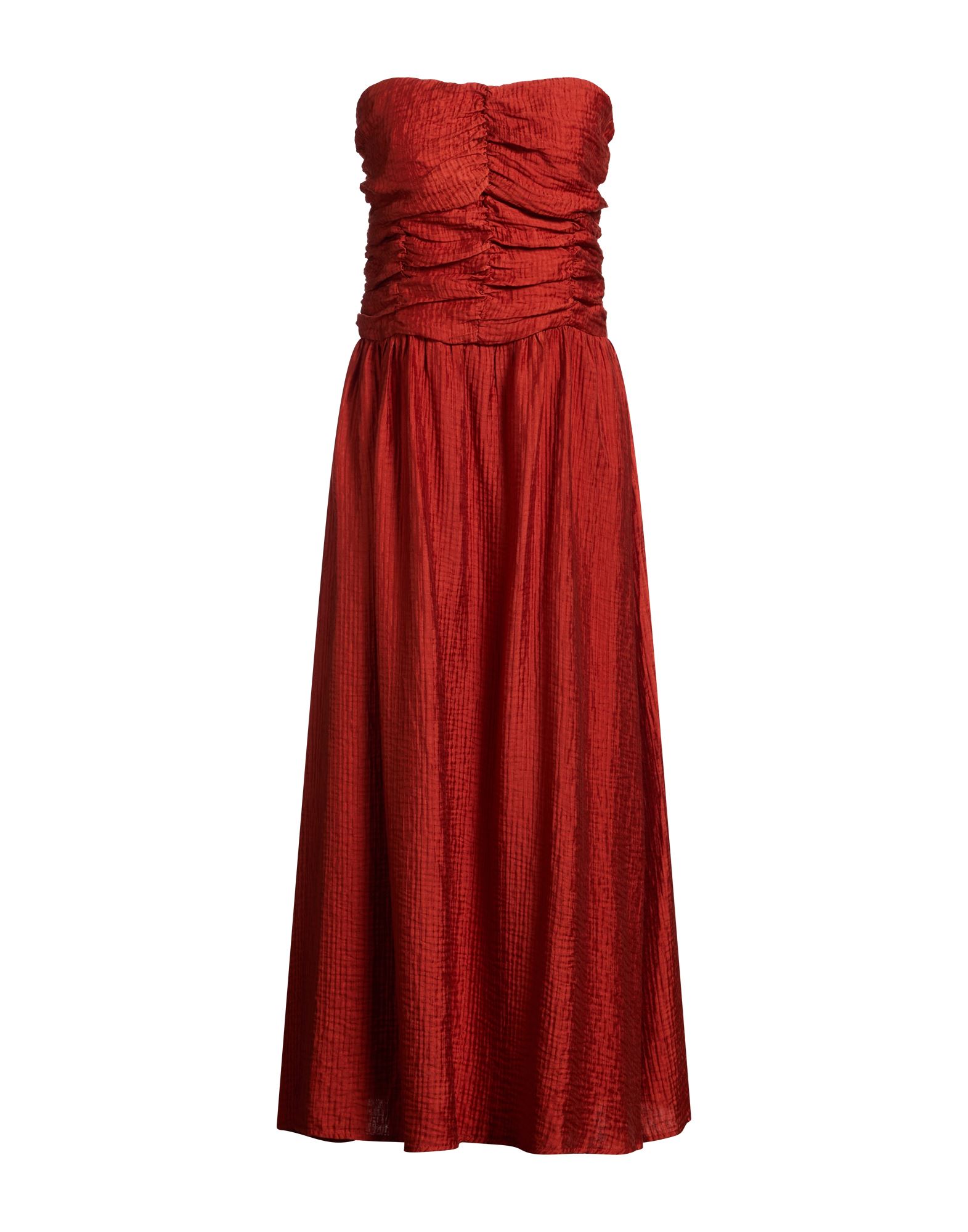 YERSE Midi-kleid Damen Rostrot von YERSE