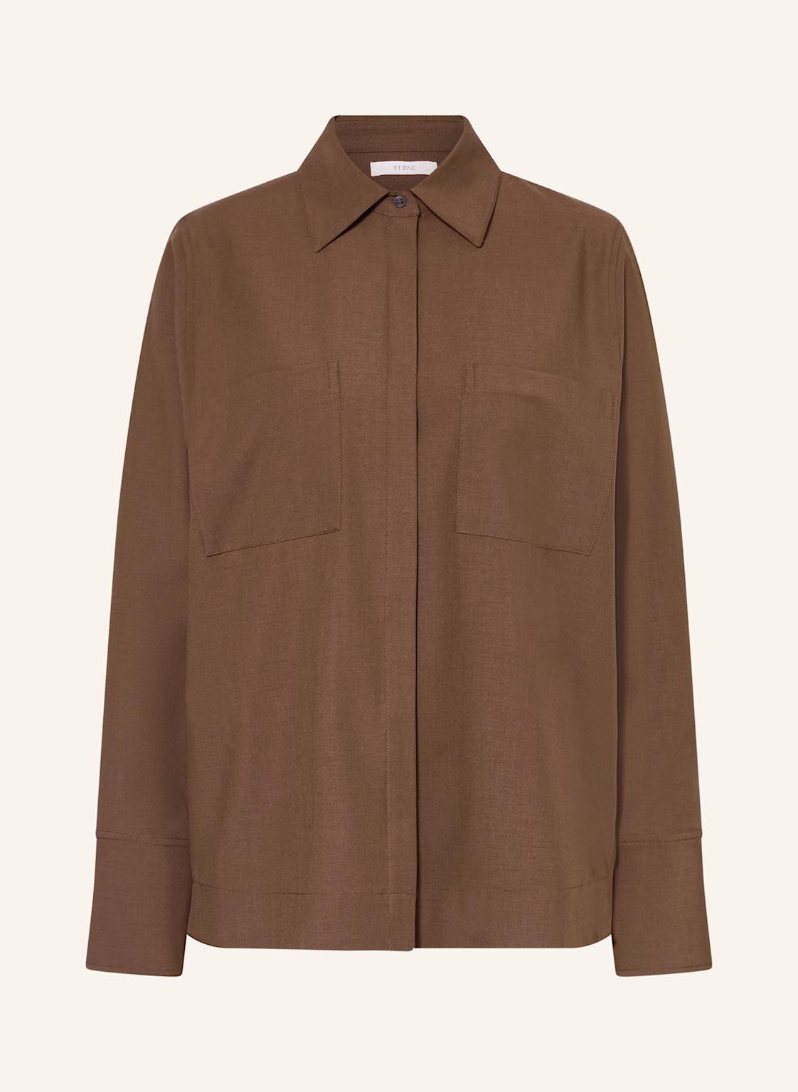 Yerse Hemdbluse Saigon braun von YERSE
