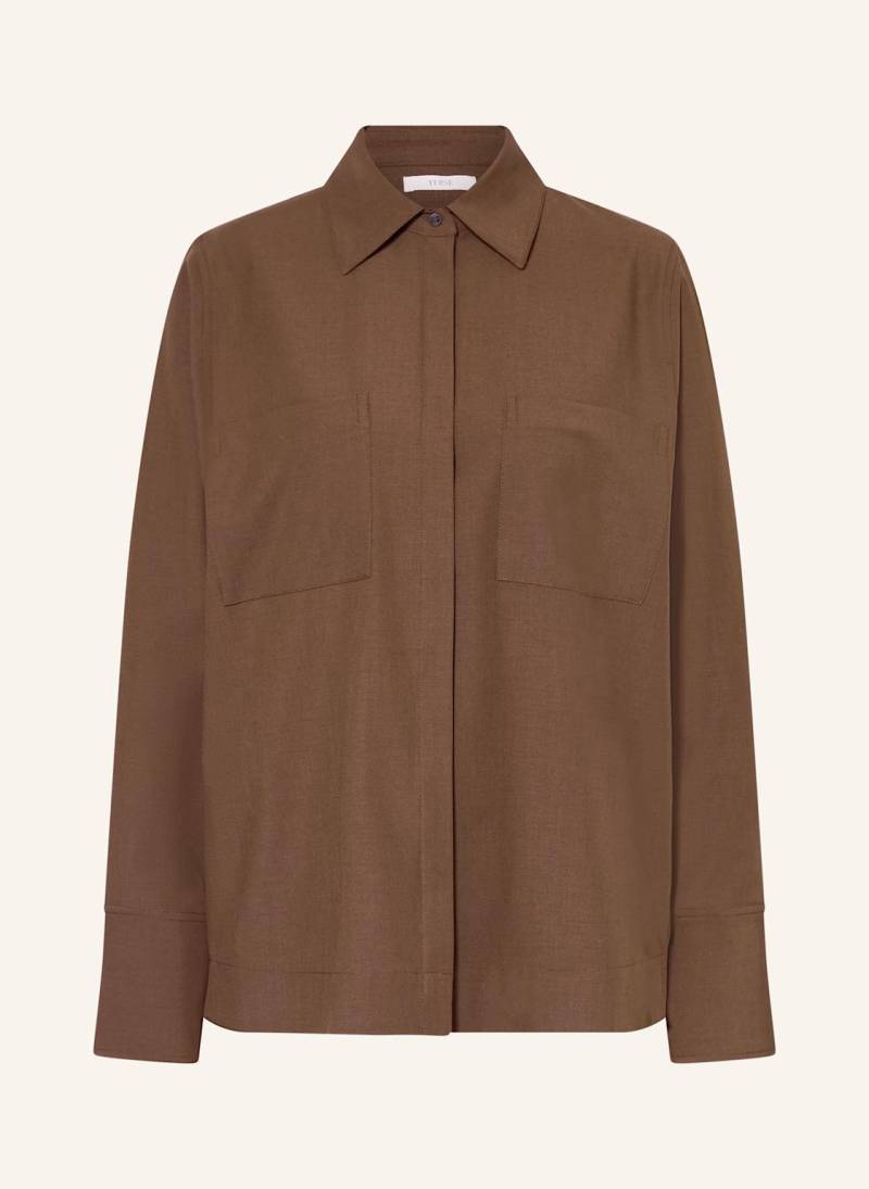 Yerse Hemdbluse Saigon braun von YERSE