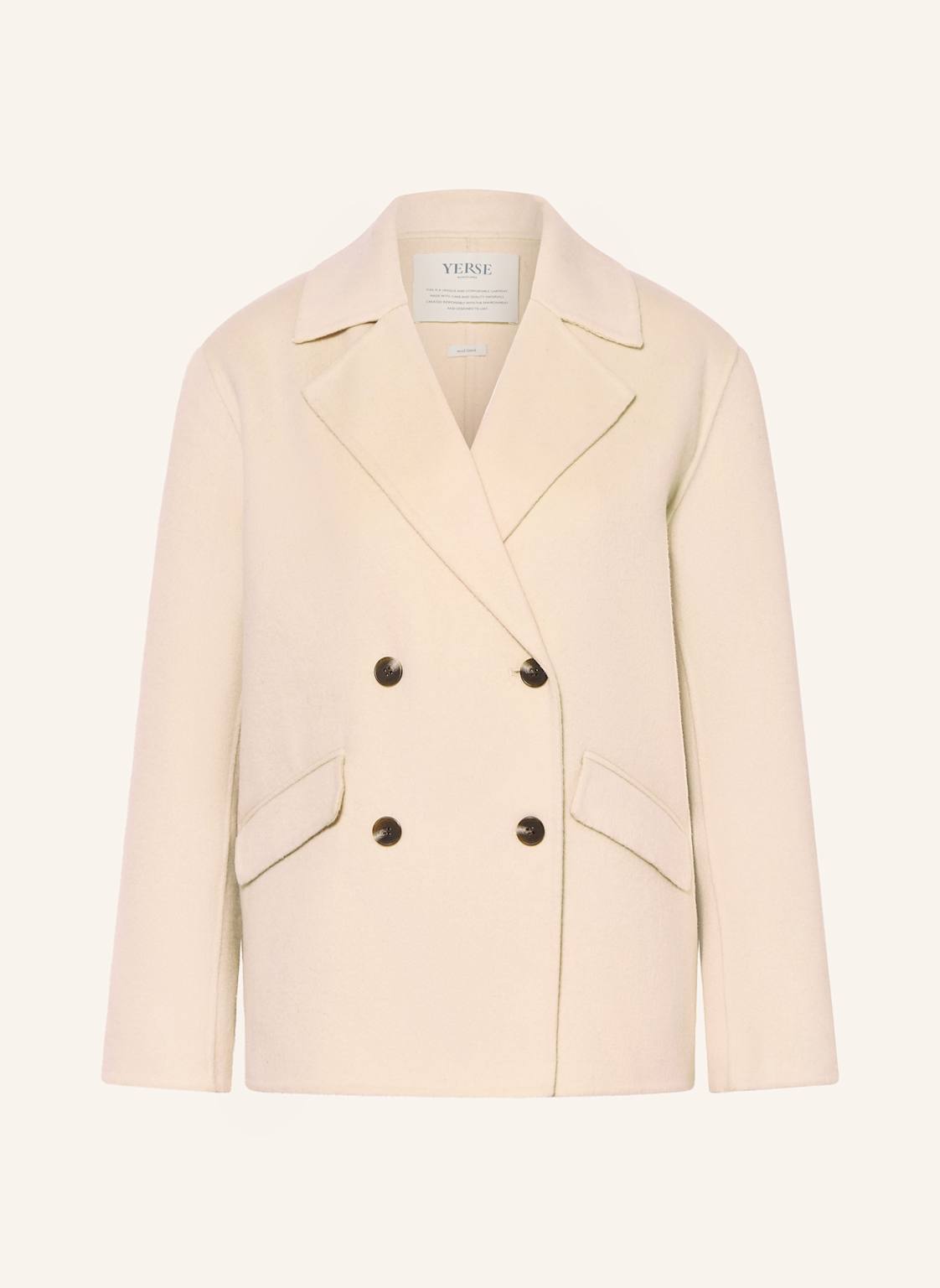 Yerse Jacke Henry weiss von YERSE