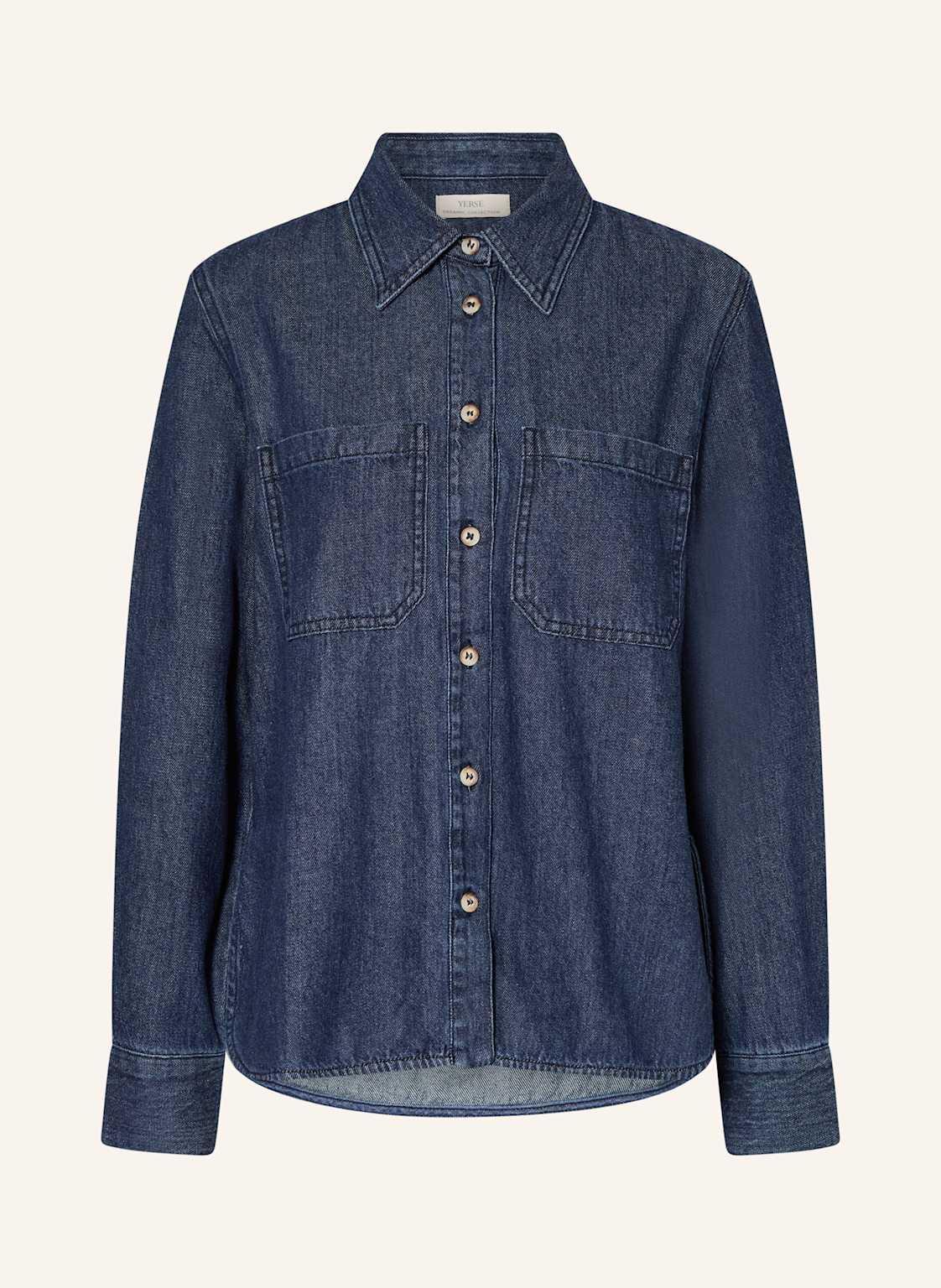 Yerse Jeansbluse texas43 blau von YERSE