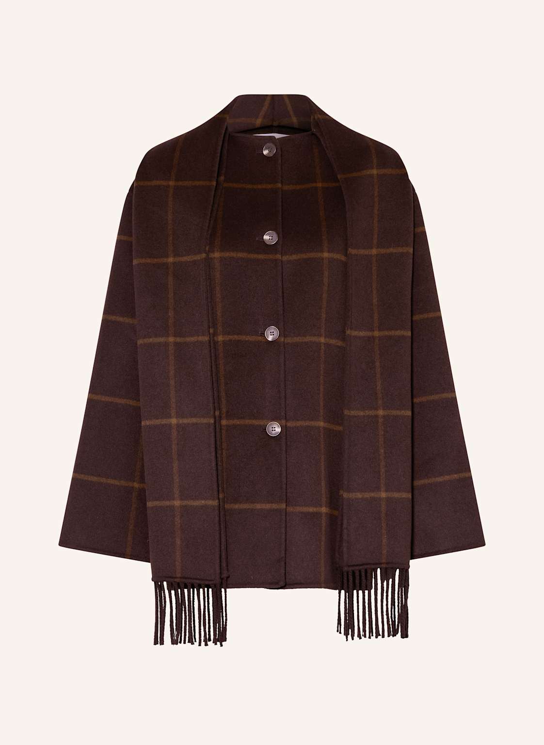 Yerse Mantel Godfy braun von YERSE