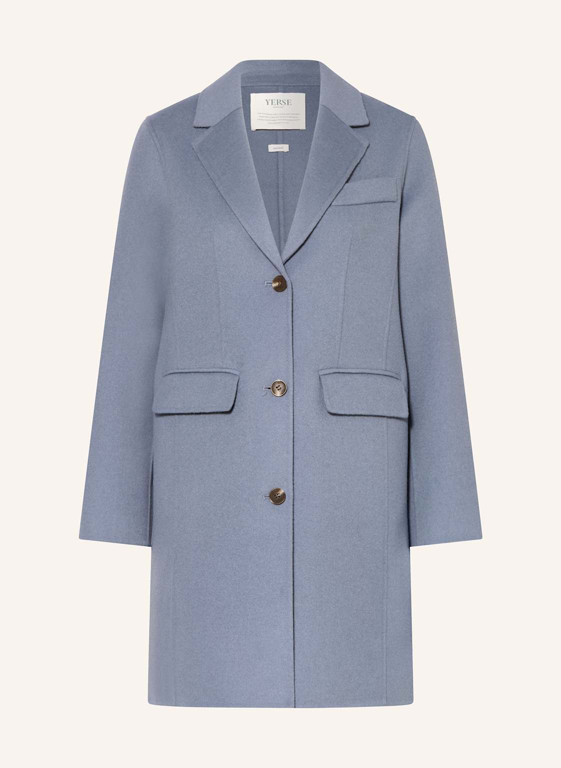 Yerse Mantel Ralph blau von YERSE