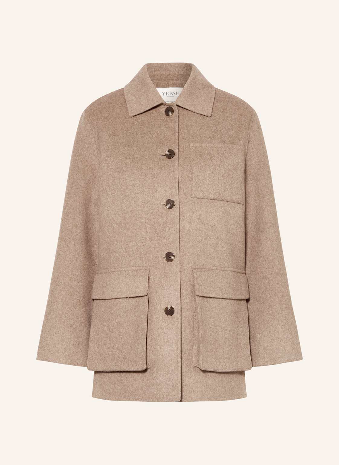 Yerse Mantel Ralphie braun von YERSE