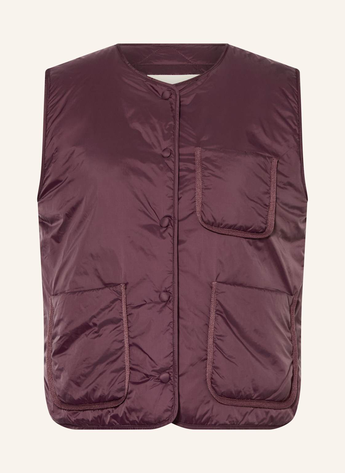 Yerse Steppweste Thelma Mit Dupont™ Sorona®-Isolierung rot von YERSE