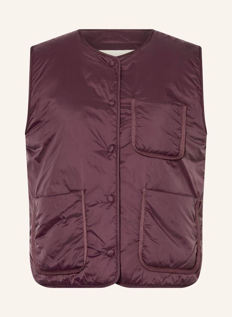 Yerse Steppweste Thelma Mit Dupont™ Sorona®-Isolierung rot von YERSE