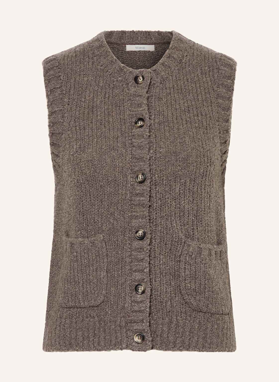 Yerse Strickweste Vero grau von YERSE