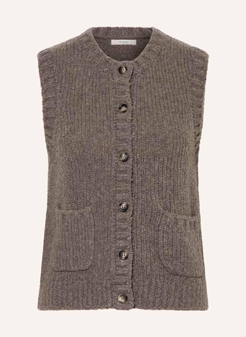 Yerse Strickweste Vero grau von YERSE
