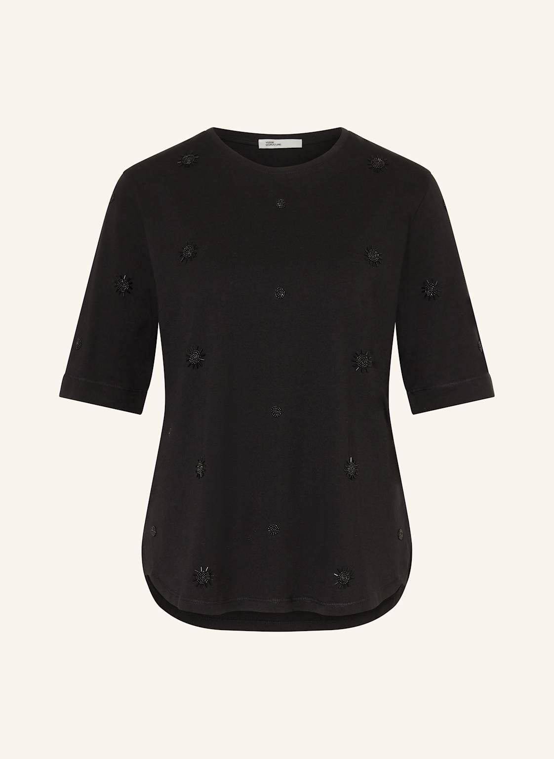 Yerse T-Shirt Boreal Mit Pailletten schwarz von YERSE