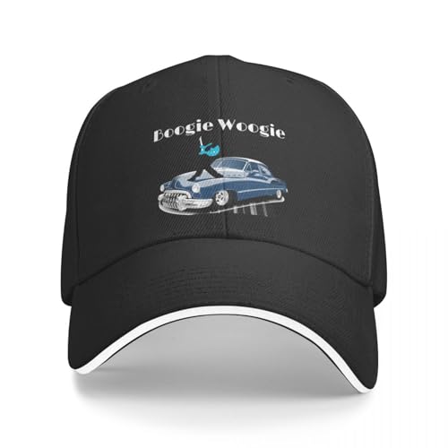 YERTYIJH Klassischer Boogie Woogie Baseball Cap Mann Kappe Strand Hut Streetwear Herren Luxus Damen cool von YERTYIJH