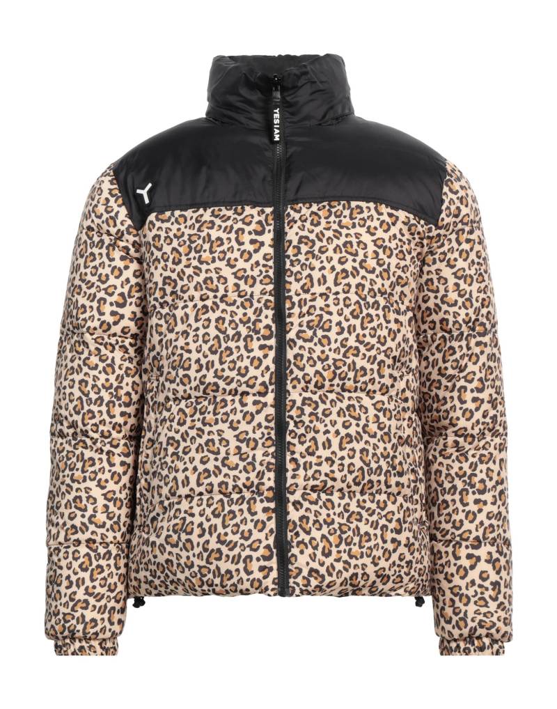 YES I AM by CRISTIANO RINALDI Pufferjacke & Daunenjacke Herren Beige von YES I AM by CRISTIANO RINALDI