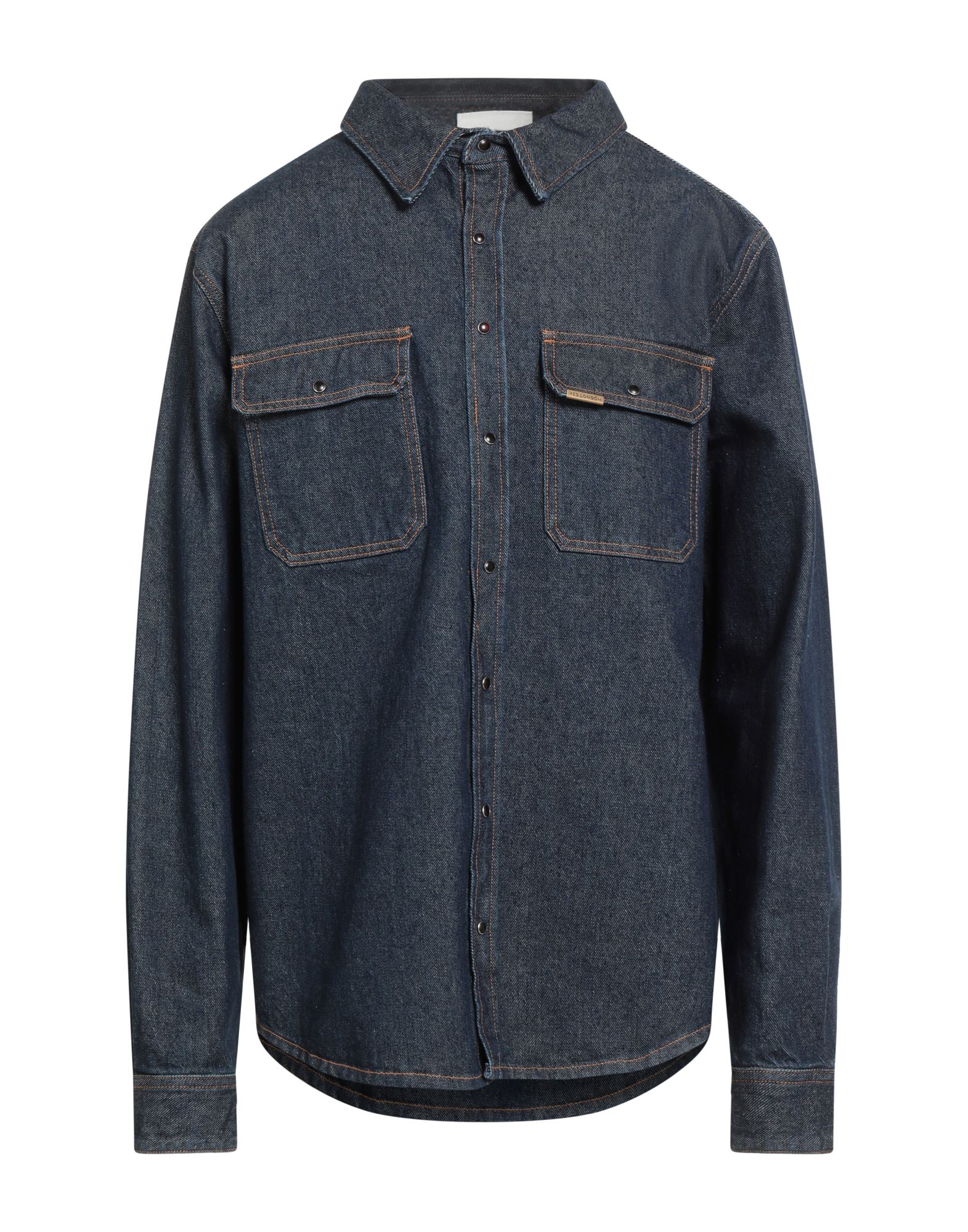 YES LONDON Jeanshemd Herren Blau von YES LONDON