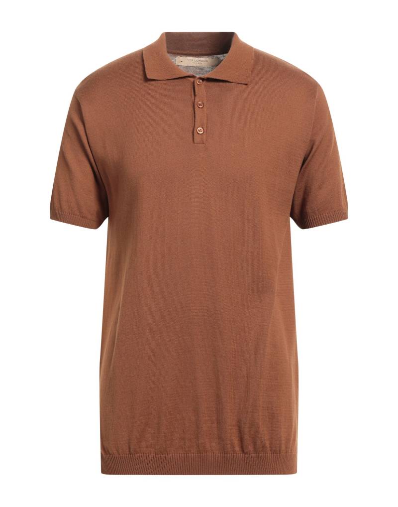 YES LONDON Pullover Herren Lederfarben von YES LONDON