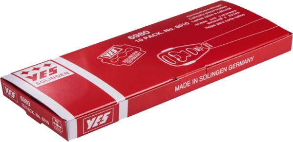 YES Solingen Hornhauthobelklingen 10x10 Stk. 1 Stk. von YES Solingen