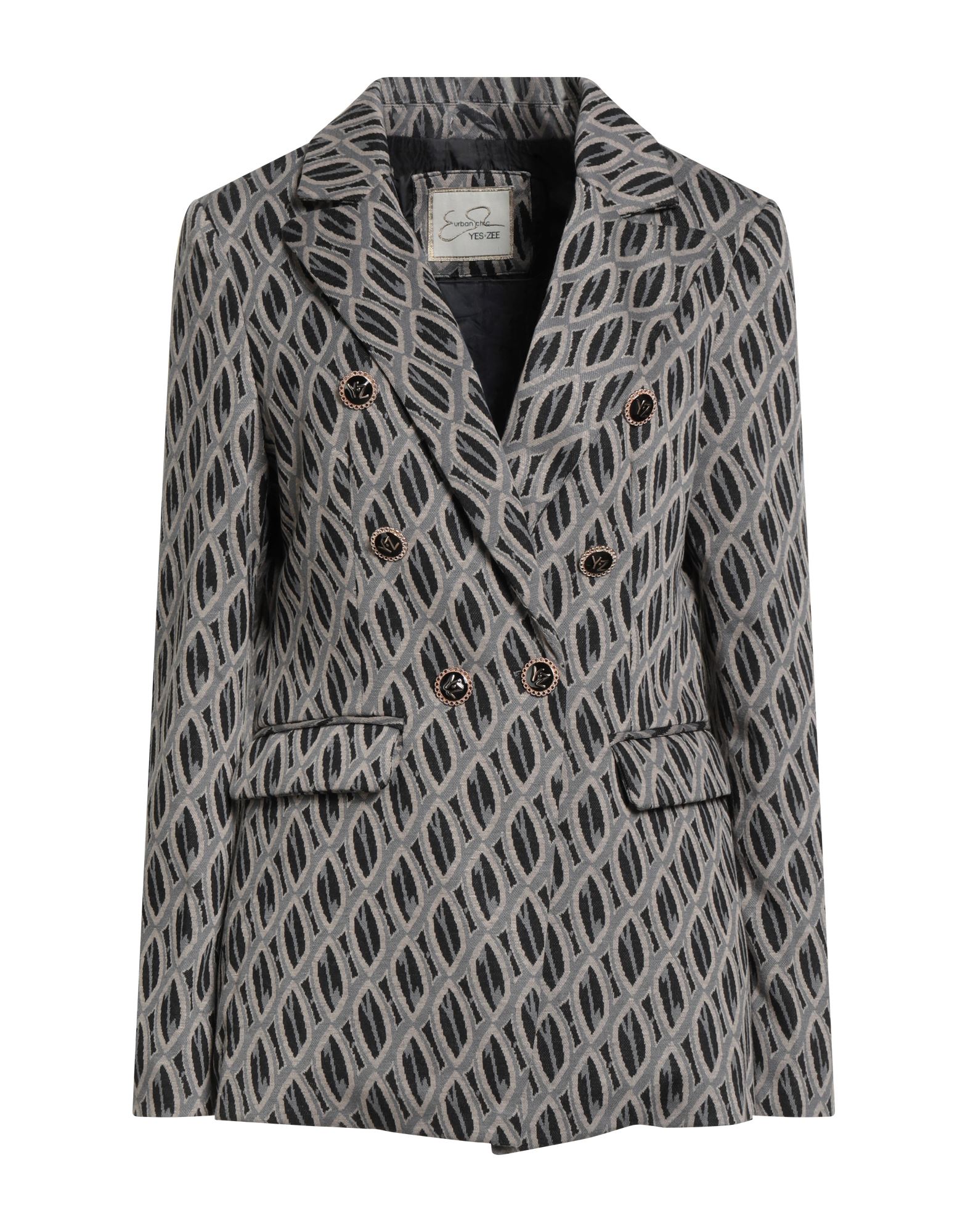 YES ZEE by ESSENZA Blazer Damen Maulwurfsgrau von YES ZEE by ESSENZA