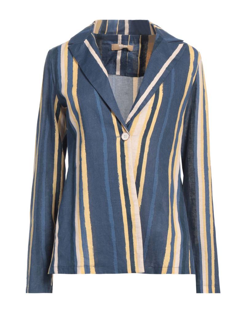 YES ZEE by ESSENZA Blazer Damen Taubenblau von YES ZEE by ESSENZA