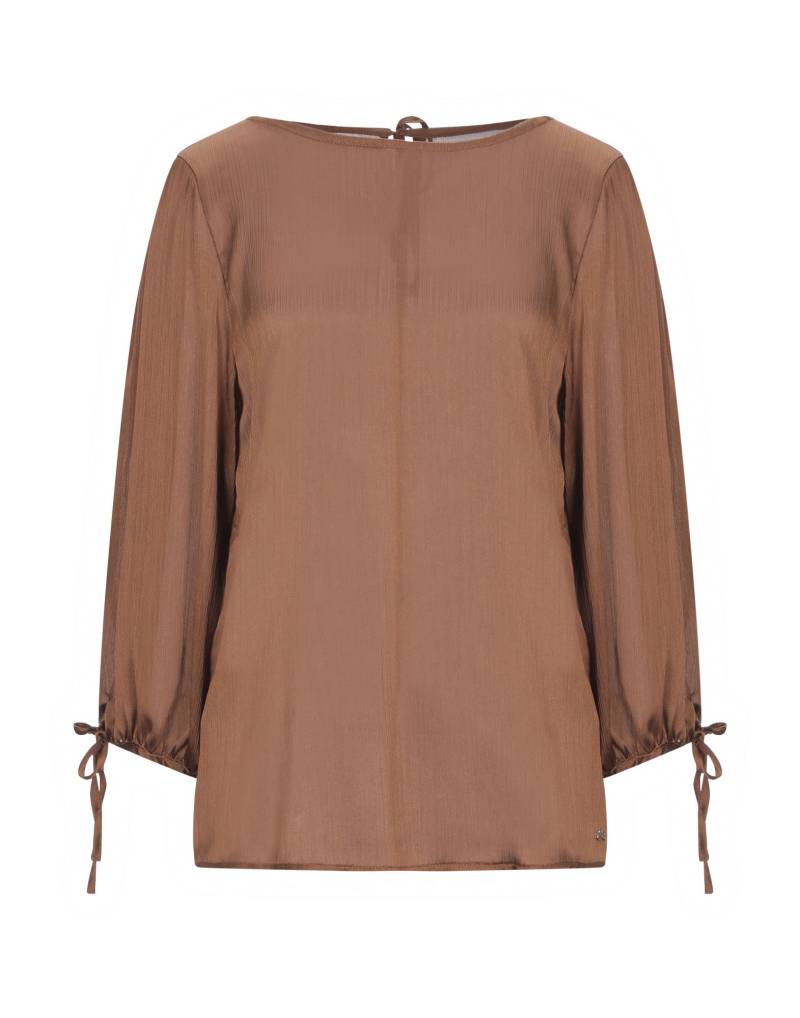 YES ZEE by ESSENZA Top Damen Braun von YES ZEE by ESSENZA