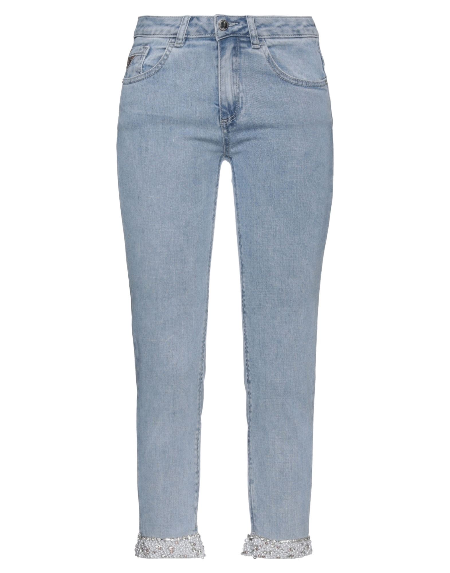 YES ZEE by ESSENZA Cropped Jeans Damen Blau von YES ZEE by ESSENZA