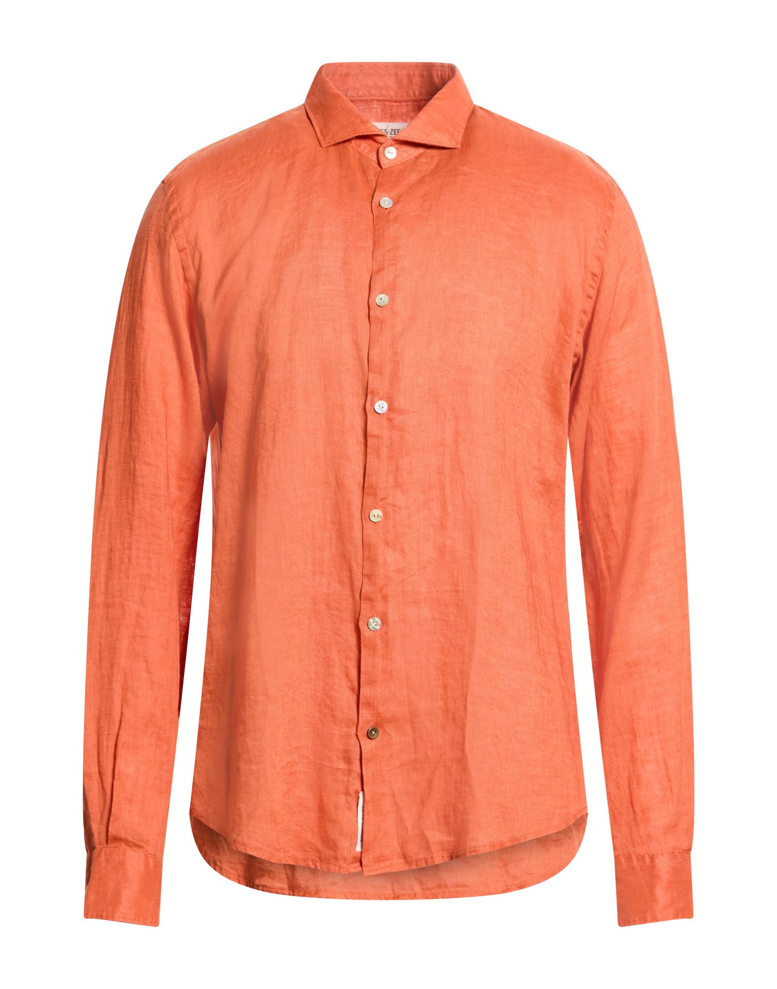 YES ZEE by ESSENZA Hemd Herren Rostrot von YES ZEE by ESSENZA