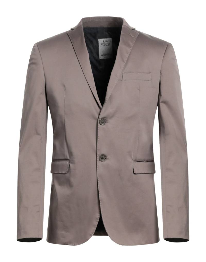 YES ZEE by ESSENZA Blazer Herren Hellbraun von YES ZEE by ESSENZA