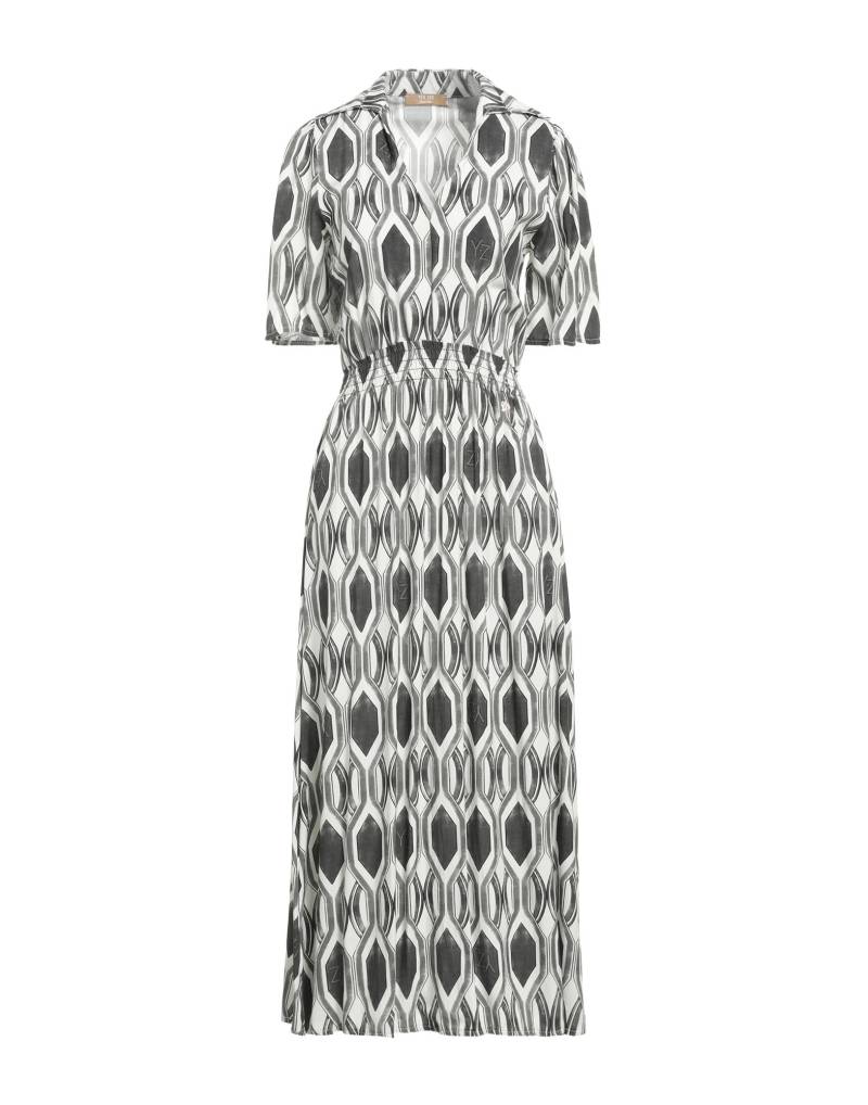 YES ZEE by ESSENZA Maxi-kleid Damen Braungrau von YES ZEE by ESSENZA