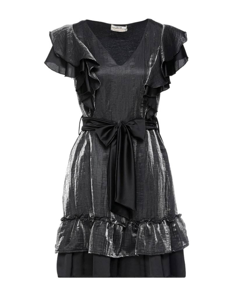 YES ZEE by ESSENZA Mini-kleid Damen Braungrau YES ZEE by ESSENZA Mini-kleid Damen Braungrau von YES ZEE by ESSENZA