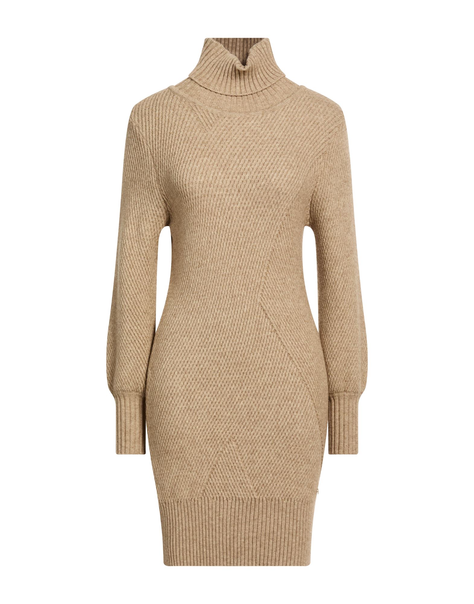 YES ZEE by ESSENZA Mini-kleid Damen Kamel von YES ZEE by ESSENZA