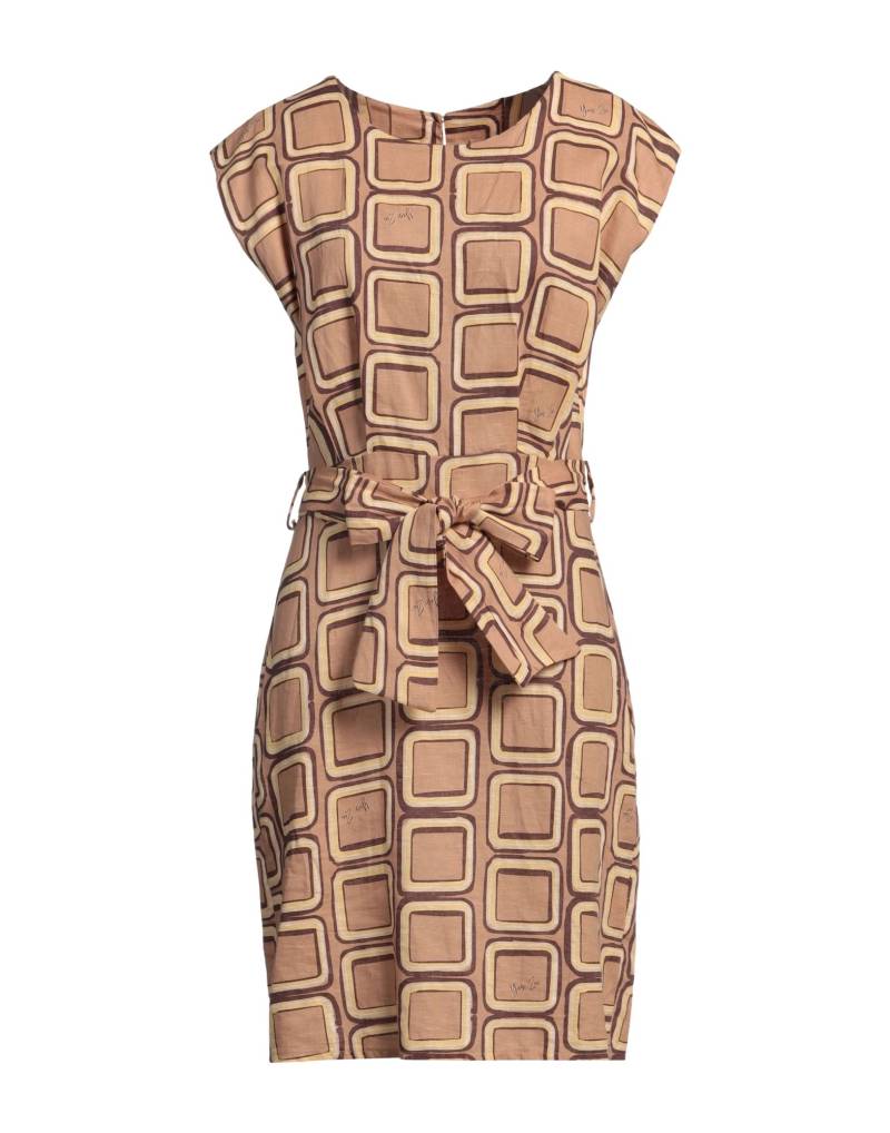 YES ZEE by ESSENZA Mini-kleid Damen Kamel von YES ZEE by ESSENZA