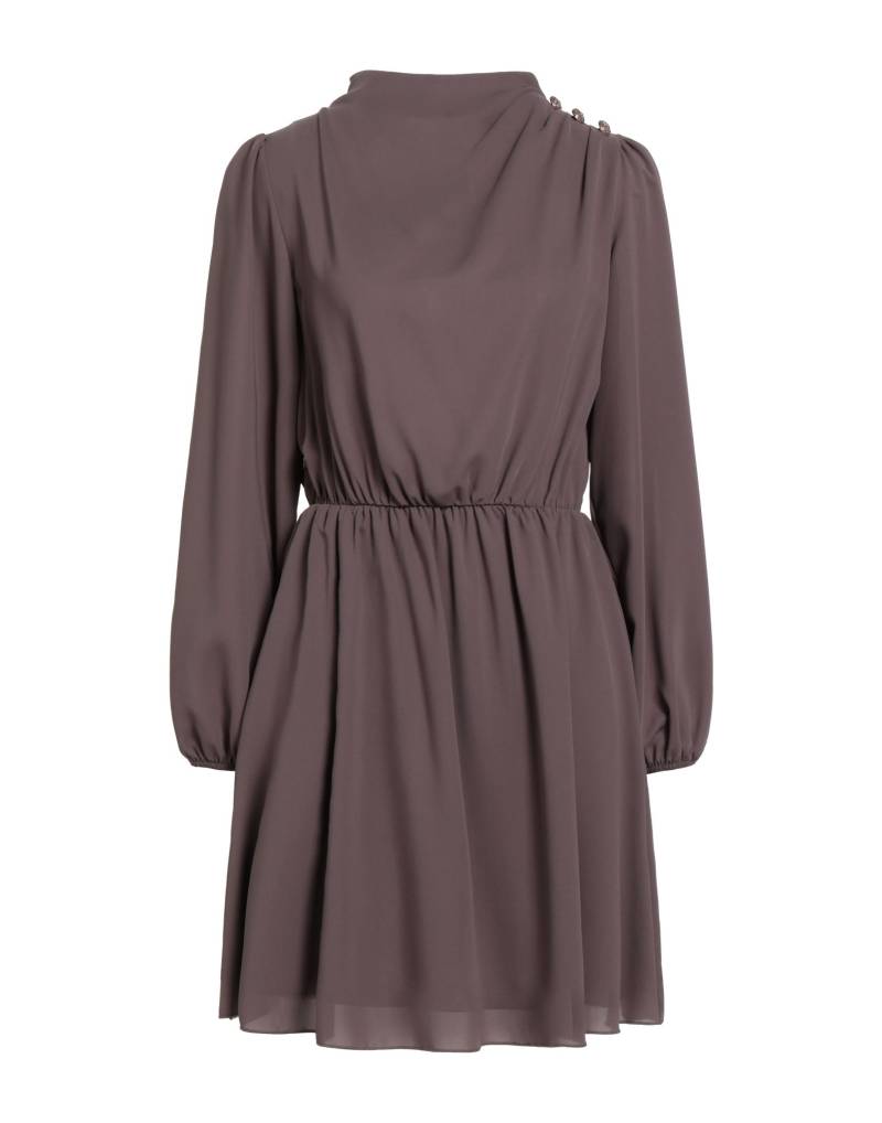 YES ZEE by ESSENZA Mini-kleid Damen Maulwurfsgrau von YES ZEE by ESSENZA