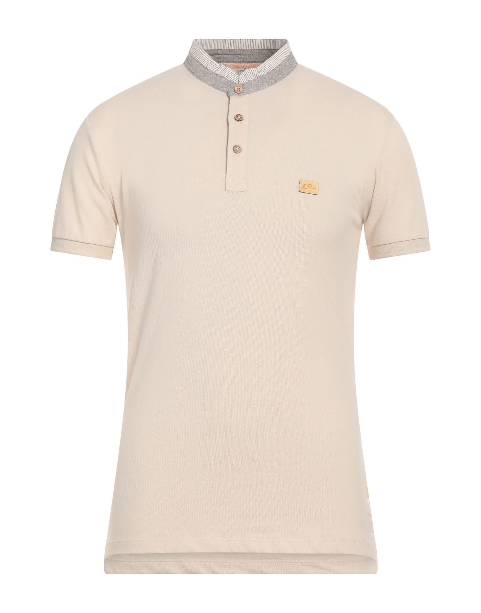 YES ZEE by ESSENZA Poloshirt Herren Beige von YES ZEE by ESSENZA