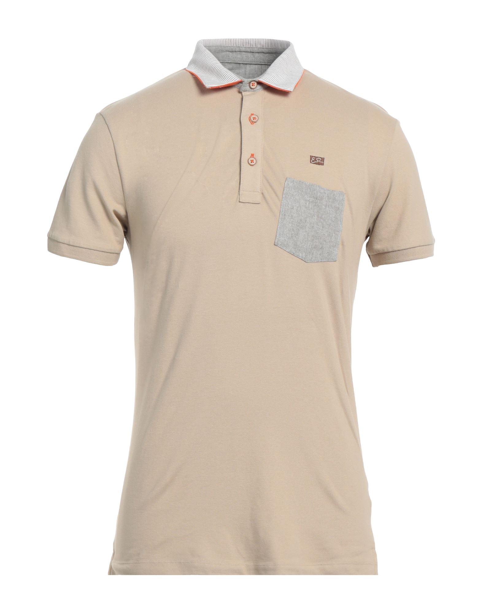 YES ZEE by ESSENZA Poloshirt Herren Sand von YES ZEE by ESSENZA