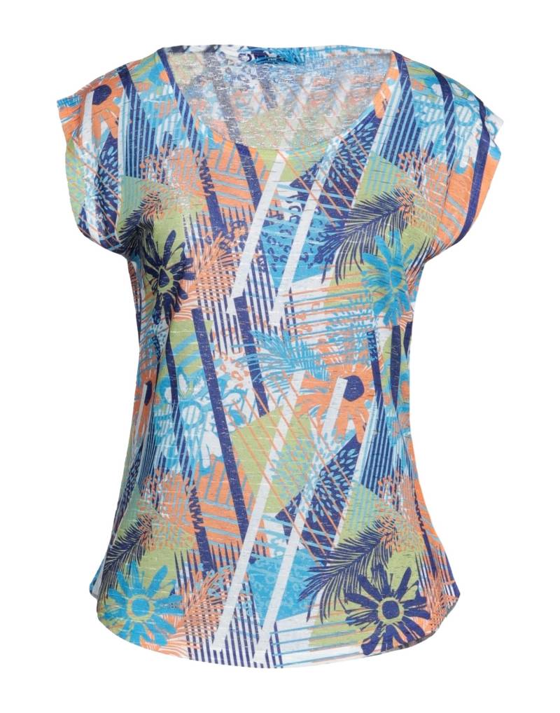 YES ZEE by ESSENZA Pullover Damen Azurblau von YES ZEE by ESSENZA