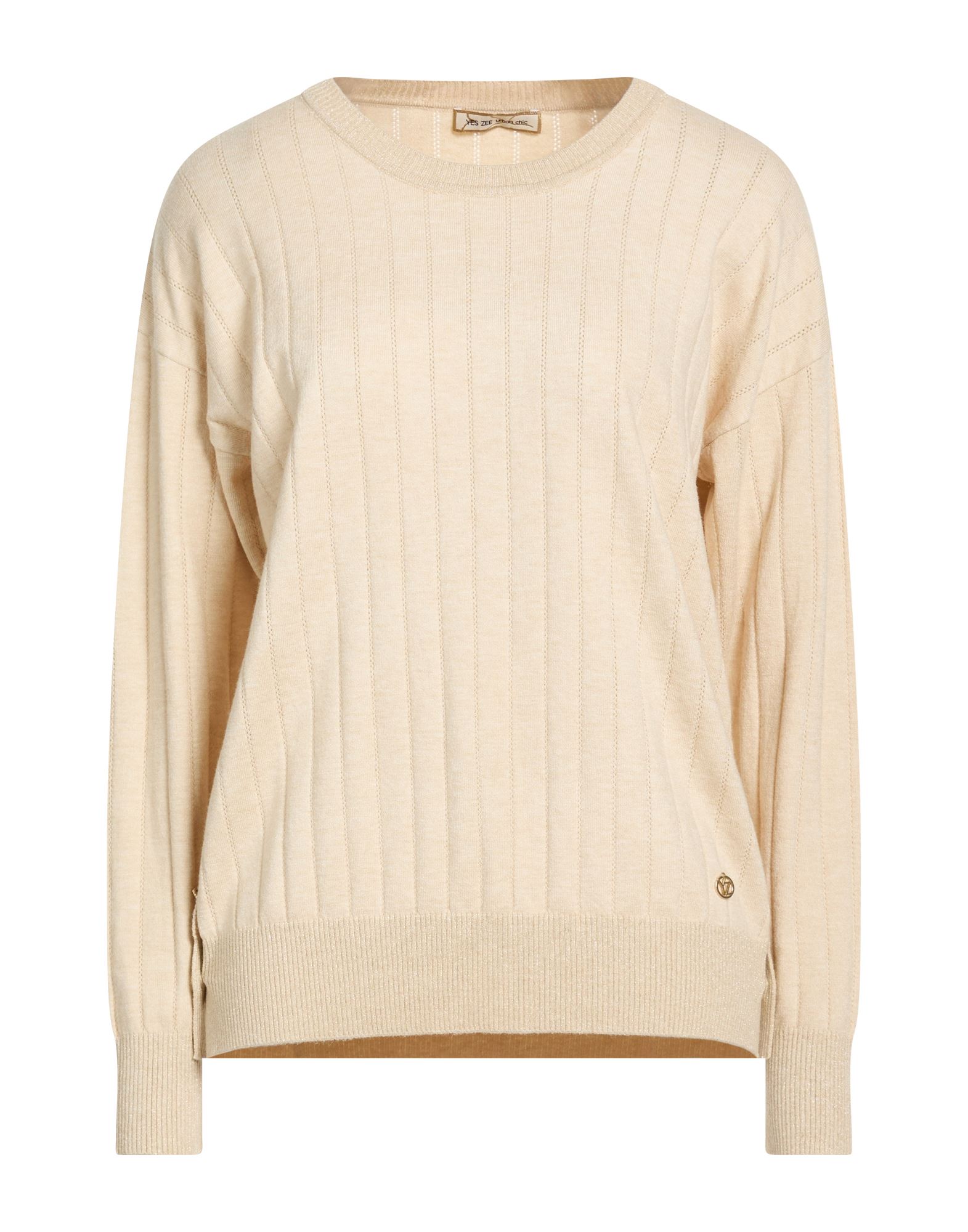 YES ZEE by ESSENZA Pullover Damen Beige von YES ZEE by ESSENZA