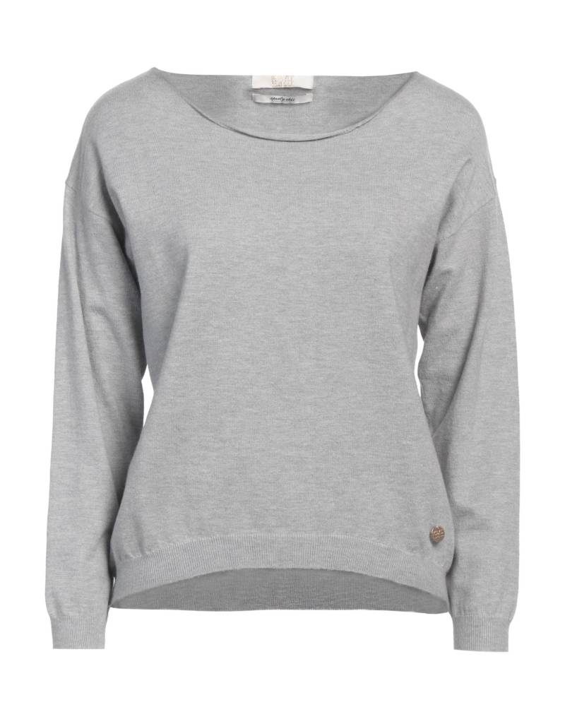 YES ZEE by ESSENZA Pullover Damen Hellgrau von YES ZEE by ESSENZA