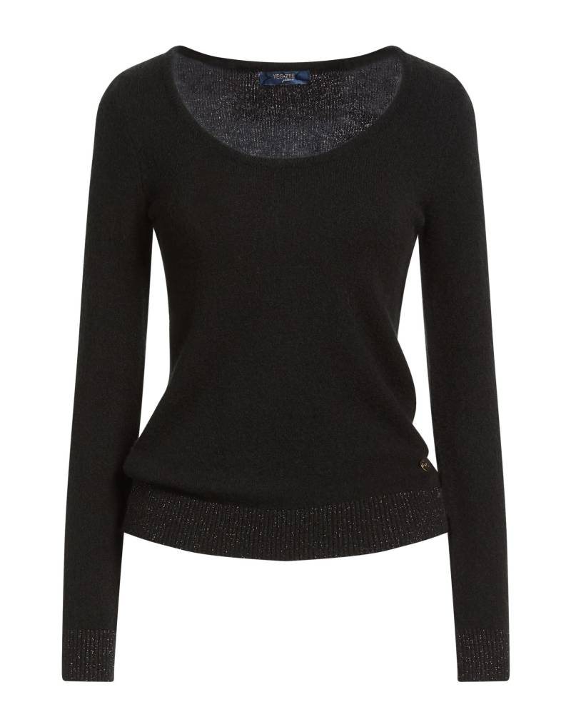 YES ZEE by ESSENZA Pullover Damen Schwarz von YES ZEE by ESSENZA