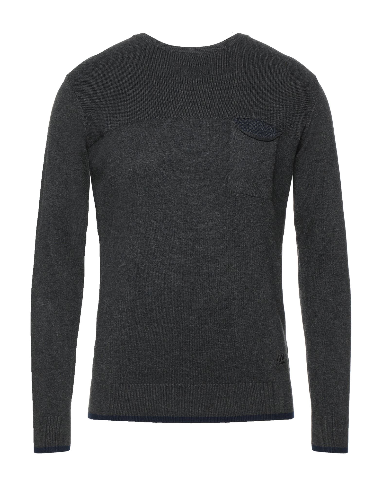 YES ZEE by ESSENZA Pullover Herren Granitgrau von YES ZEE by ESSENZA