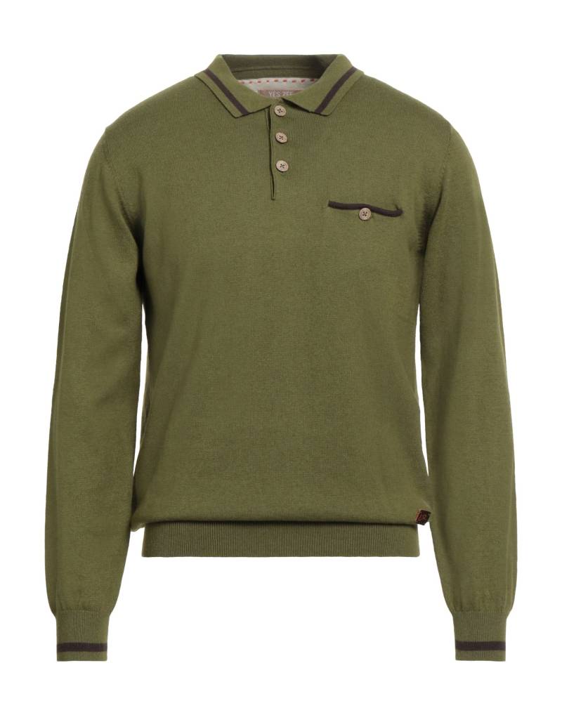 YES ZEE by ESSENZA Pullover Herren Militärgrün von YES ZEE by ESSENZA
