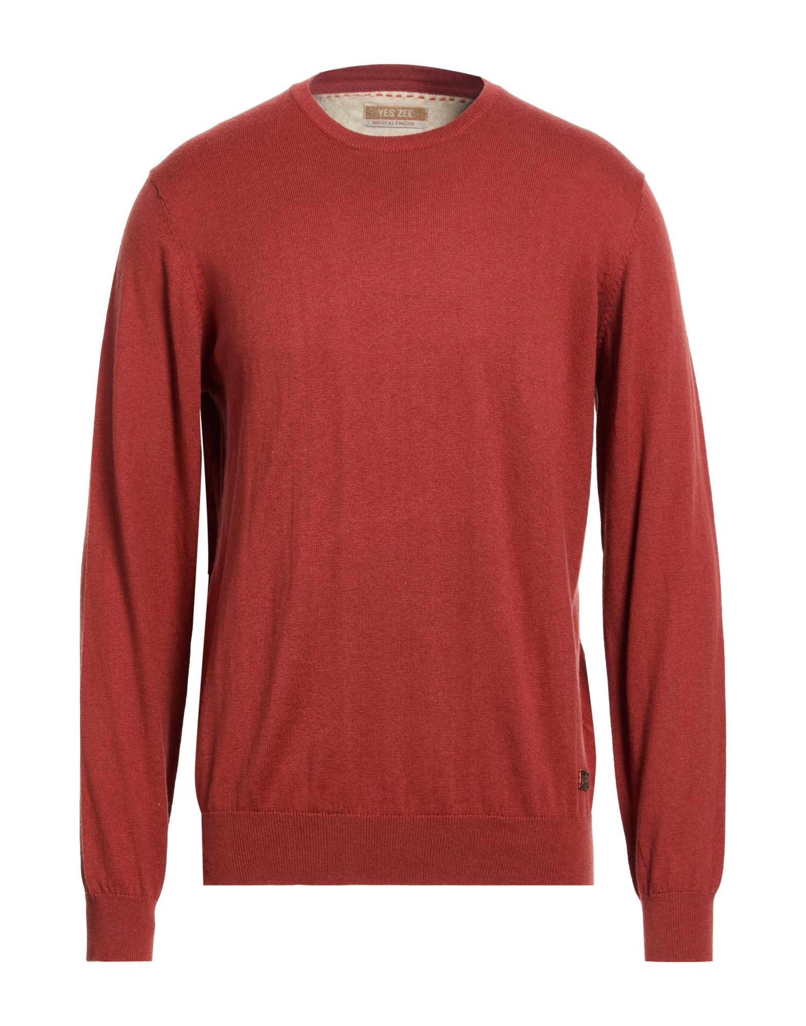YES ZEE by ESSENZA Pullover Herren Rostrot von YES ZEE by ESSENZA