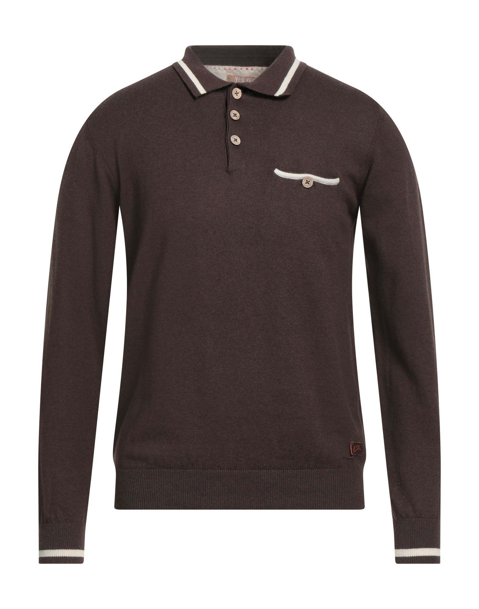 YES ZEE by ESSENZA Pullover Herren Schokobraun von YES ZEE by ESSENZA