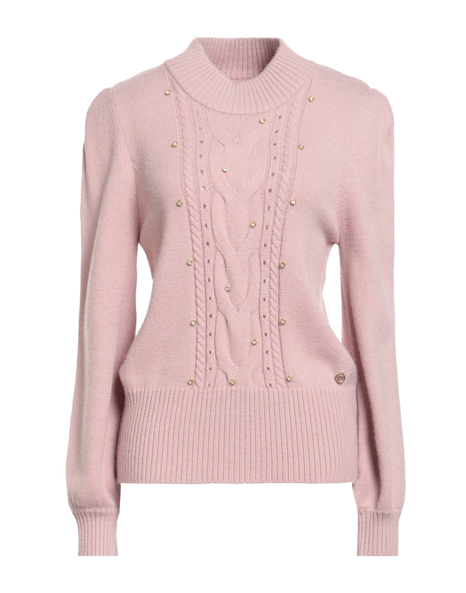 YES ZEE by ESSENZA Rollkragenpullover Damen Antikrosa von YES ZEE by ESSENZA