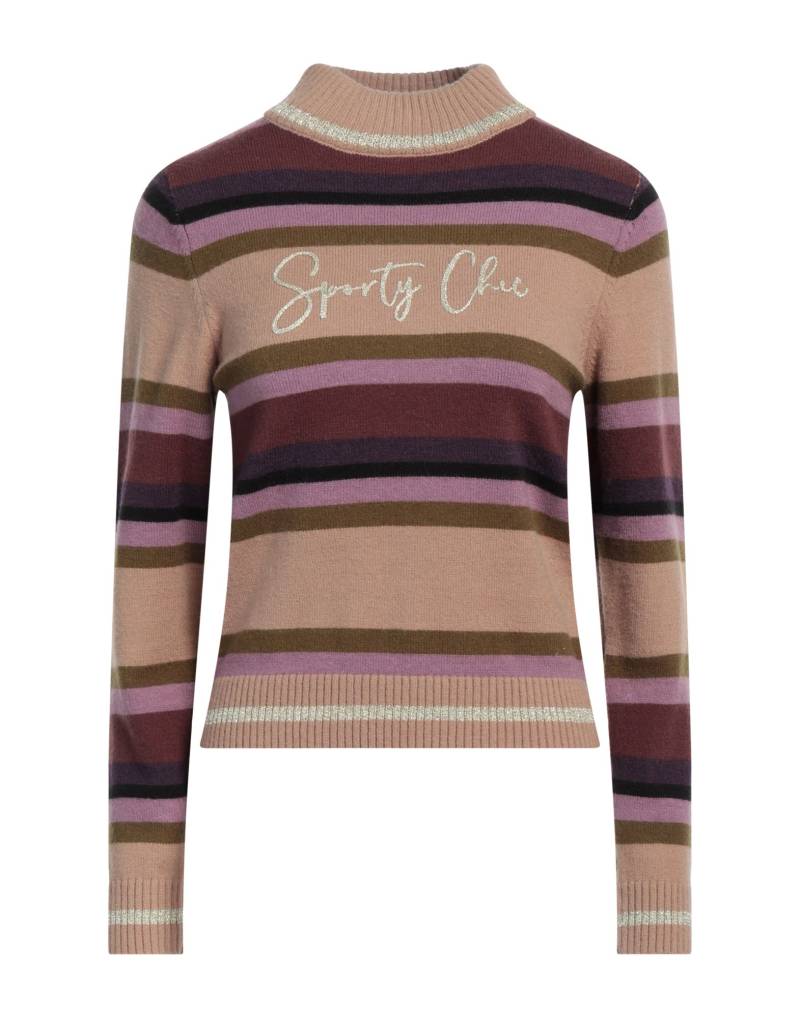 YES ZEE by ESSENZA Rollkragenpullover Damen Beige von YES ZEE by ESSENZA