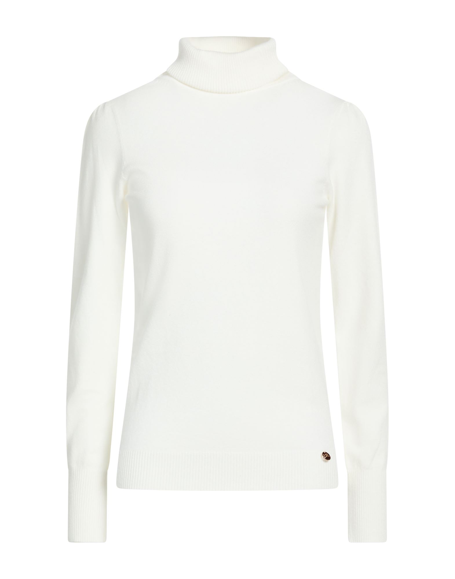 YES ZEE by ESSENZA Rollkragenpullover Damen Cremeweiß von YES ZEE by ESSENZA
