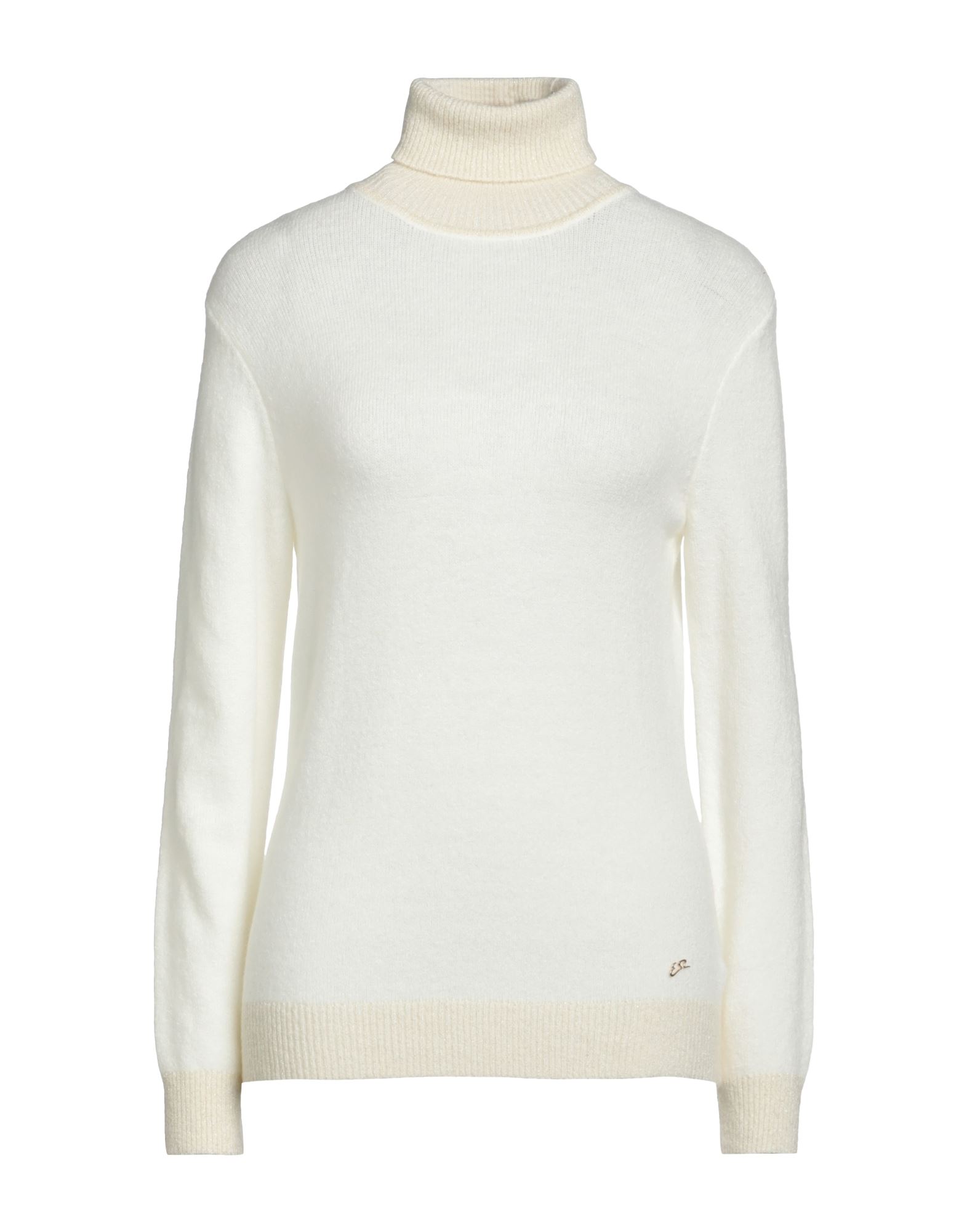 YES ZEE by ESSENZA Rollkragenpullover Damen Cremeweiß von YES ZEE by ESSENZA