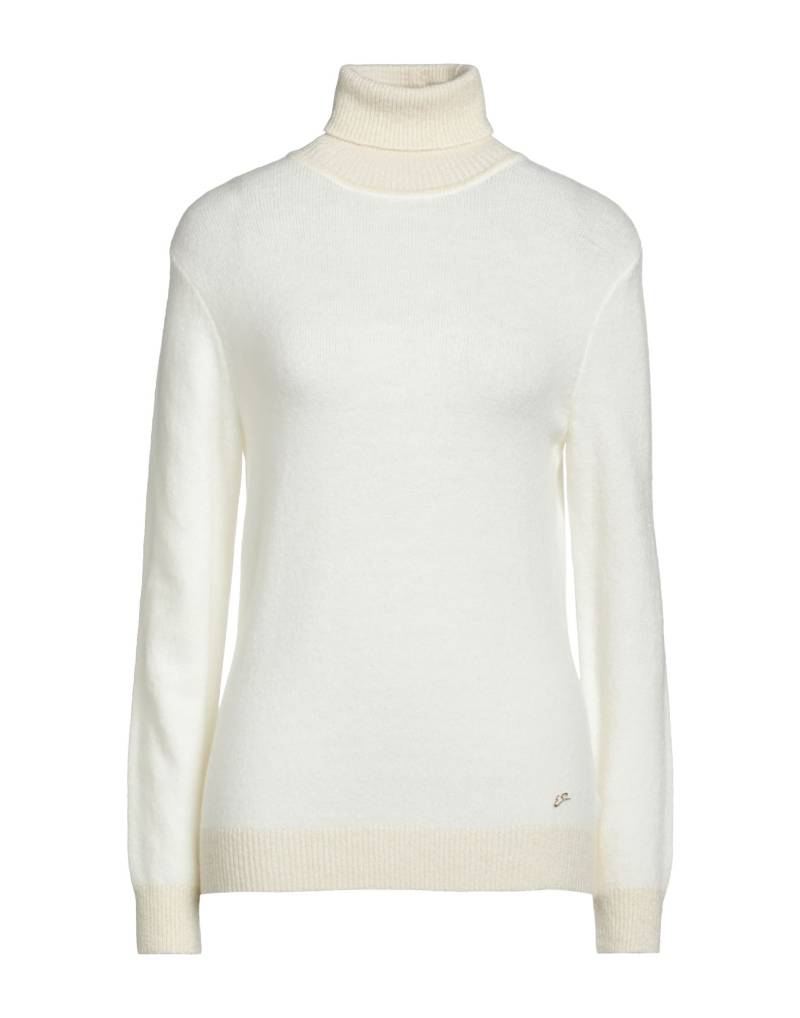 YES ZEE by ESSENZA Rollkragenpullover Damen Cremeweiß von YES ZEE by ESSENZA